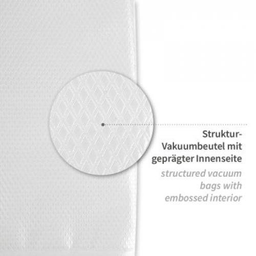 Siegelrandbeutel goffriert 16,0 x 24,0cm PA/PE Folie 90my MADE IN GERMANY 